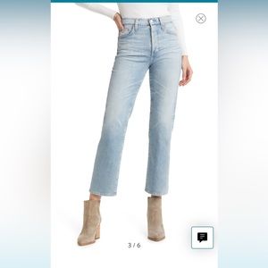 AG Alexxis cropped jeans in 23 Years charmer wash.